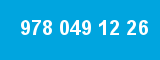978 049 12 26 978 049 12 26